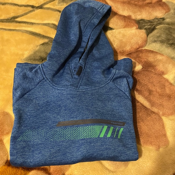 Russell Dri Power Kids Hooded Large Sweater . - Picture 7 of 12